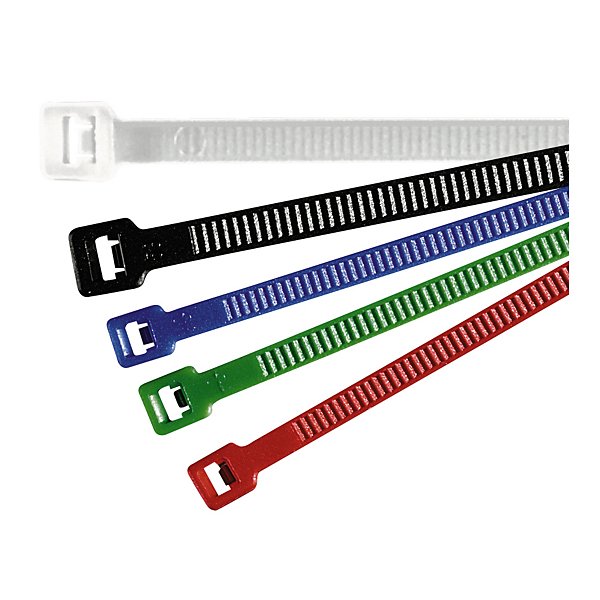 Zwarte kabelbinders 200x4,5mm - 6