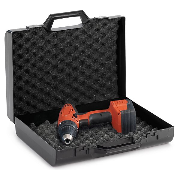 Zwarte kunststof presentatiekoffer gerecycleerd 318 x 244 x 49 mm - 2