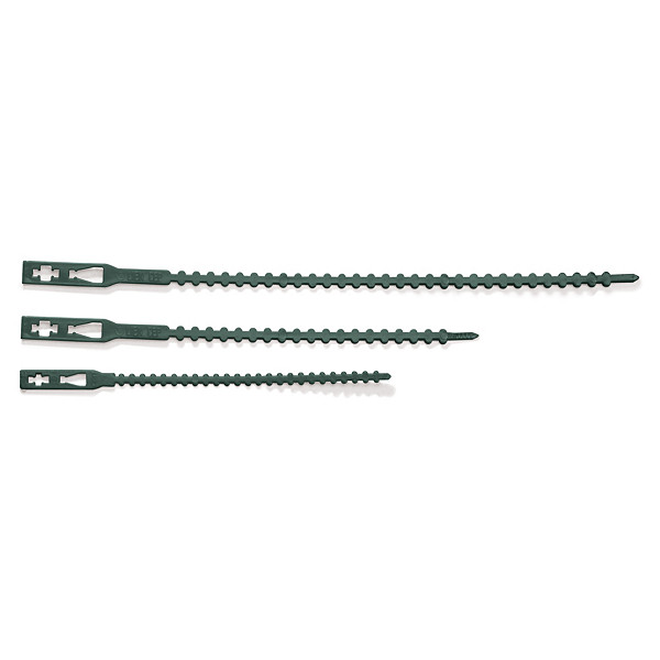 Zwarte rattenstaartsluitingen 140mm - 1