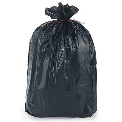 Zwarte vuilniszakken voor mobiele container 100 L, per 250 - 1