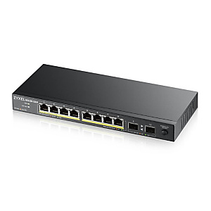 Zyxel GS1100-10HP v2, Non-géré, Gigabit Ethernet (10/100/1000), Connexion Ethernet, supportant l'alimentation via ce port (PoE), Montage mural GS1100- Zyxel GS1100-10HP v2, Non-géré, Gigabit Ethernet (10/100/1000), Connexion Ethernet, supportant l'alimentation via ce port (PoE), Montage mural GS1100-