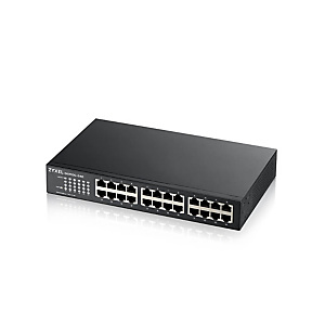 Zyxel GS1100-24E, Non-géré, Gigabit Ethernet (10/100/1000), Grille de montage, Montage mural GS1100-24E-EU0103F Zyxel GS1100-24E, Non-géré, Gigabit Ethernet (10/100/1000), Grille de montage, Montage mural GS1100-24E-EU0103F