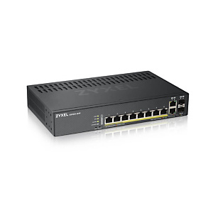 Zyxel GS1920-8HPV2, Géré, Gigabit Ethernet (10/100/1000), Connexion Ethernet, supportant l'alimentation via ce port (PoE), Montage mural GS1920-8HPV2- Zyxel GS1920-8HPV2, Géré, Gigabit Ethernet (10/100/1000), Connexion Ethernet, supportant l'alimentation via ce port (PoE), Montage mural GS1920-8HPV2-