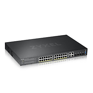 Zyxel GS2220-28HP-EU0101F, Géré, L2, Gigabit Ethernet (10/100/1000), Connexion Ethernet, supportant l'alimentation via ce port (PoE), Grille de montag Zyxel GS2220-28HP-EU0101F, Géré, L2, Gigabit Ethernet (10/100/1000), Connexion Ethernet, supportant l'alimentation via ce port (PoE), Grille de montag