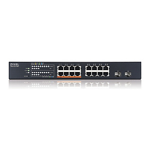 Zyxel XMG1915-18EP, Géré, L2, 2.5G Ethernet (100/1000/2500), Connexion Ethernet, supportant l'alimentation via ce port (PoE), Grille de montage XMG191 Zyxel XMG1915-18EP, Géré, L2, 2.5G Ethernet (100/1000/2500), Connexion Ethernet, supportant l'alimentation via ce port (PoE), Grille de montage XMG191